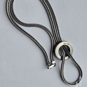 GERMANY KORDES & LICHTENFELS 835 SILVER MODERNIST NECKLACE PENDANT